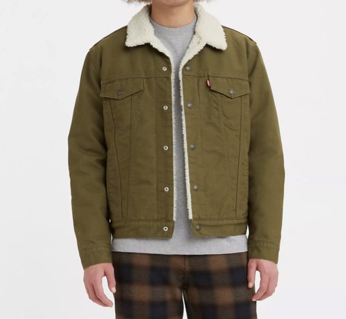 Giacca camionista sherpa levis - giacca,