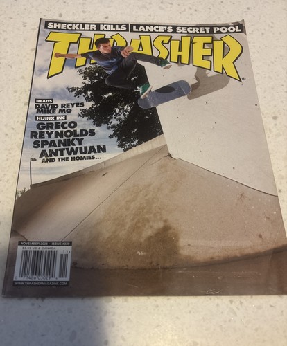 Vintage thrasher magazine - magazine, nov