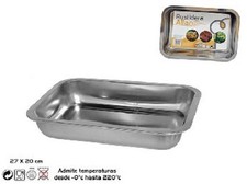 TEGLIA DA FORNO ACCIAIO INOX