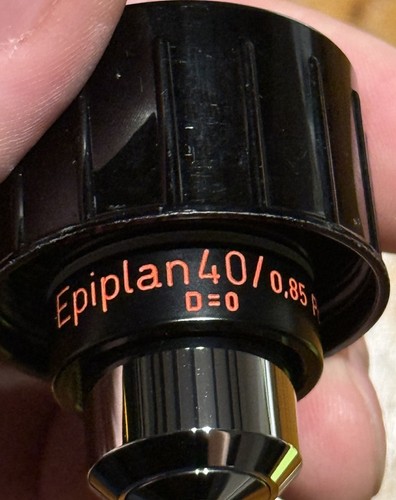 Obiettivo microscopio carl - obiettivo,