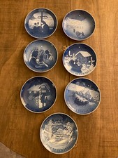 Piatti di Natale Royal Copenhagen vari anni Vintage 1964, 1967, 1969, 1970... 