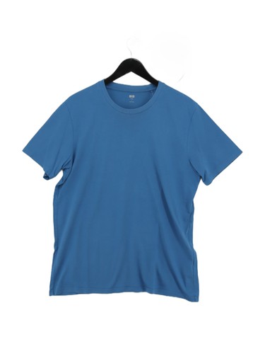 Uniqlo men shirt l - men's, blue