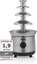 Fontana Di Cioccolato XXL – 4 Piani in Acciaio – Mantenimento in Caldo – 190 W –