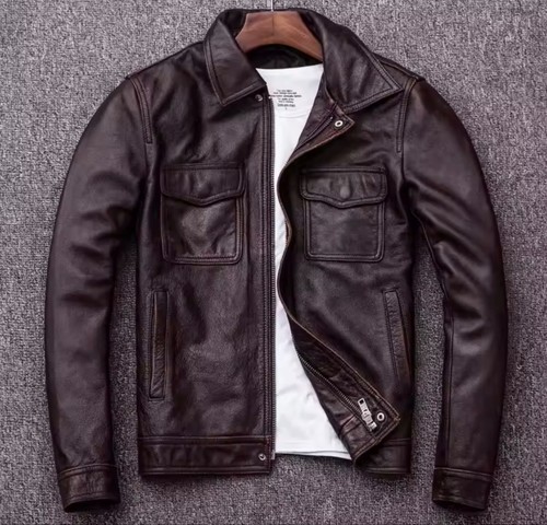 Giacca pelle cool alta - di,