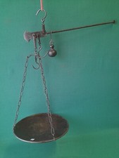 ANTICA BILANCIA PESA STADERA FERRO BATTUTO ROMANO IN FERRO BATTUTO 12 KG. BR20