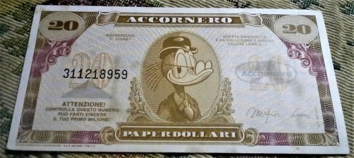 Banconota paperdollari - banconota, 20