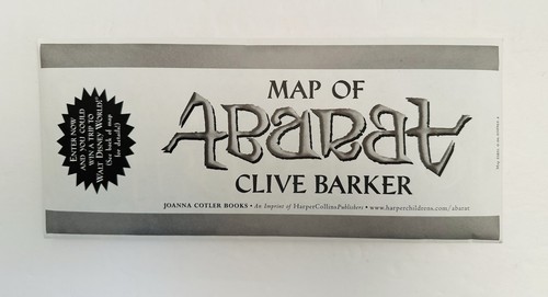 Scarce clive barker - barker, abarat