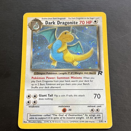Dark dragonite holo tail - dragonite, 5/82