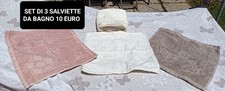 SET DI 3 SALVIETTE DA BAGNO 