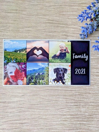 Photo collage fridge magnet - photo,