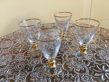 4 bicchierini liquore Vintage