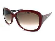 OXYDO 'Fashion' Occhiali da Sole Burgundy Sopra Nero Con Fumo Gradiente Lenti