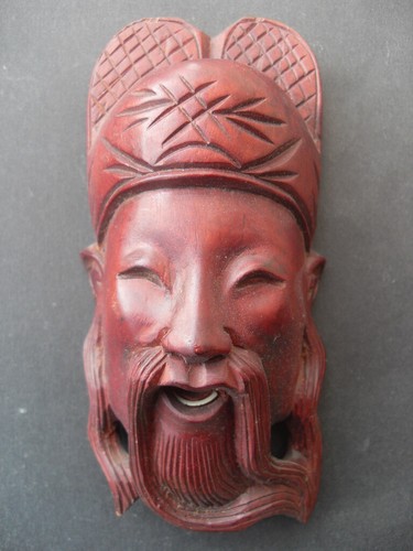 Maschera legno etnica - legno,