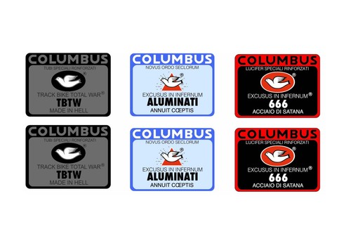 Columbus decalcomanie tubo - columbus,