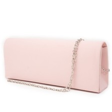 Pochette rosa in raso da donna