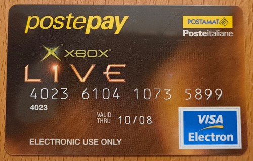 Carta postepay microsoft - carta,