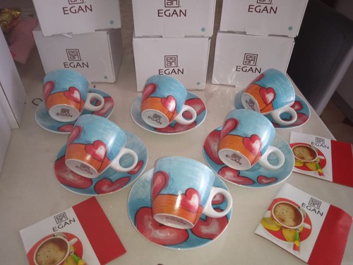 Egan campo cuori tazzine - di,