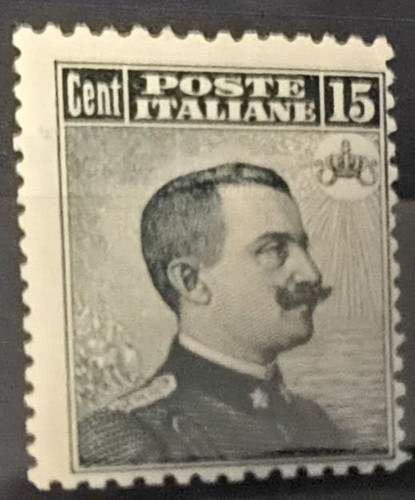 Regno italia 1909 15c - d'italia,