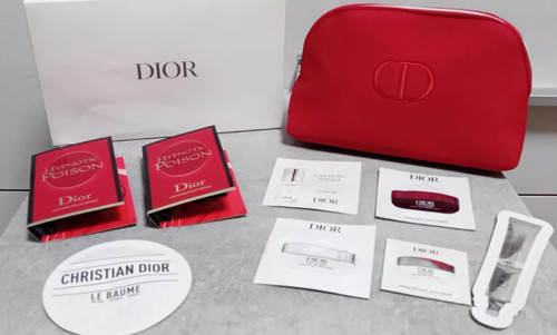 Trousse dior viscosa rossa - trousse,