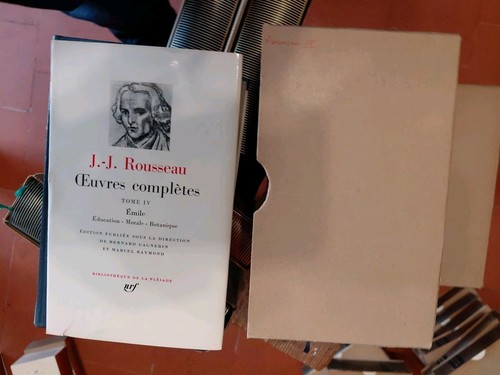 Rousseau ouvres emile - ouvres, 4
