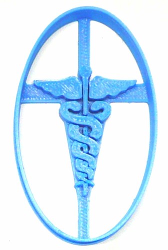 Tagliabiscotti caduceo medico - tagliabiscotti,