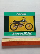 Milani 50 Cross Strada P6 1975 depliant originale ITALIANO