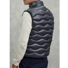 men's blue sleeveless