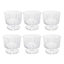 Set 6 coppette gelato vetro