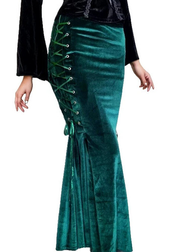 Maxi gonna corsetto velluto - gonna, in