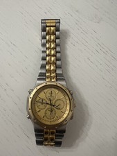 Seiko Acciaio Oro Placcato Bracciale Jubilee Raro