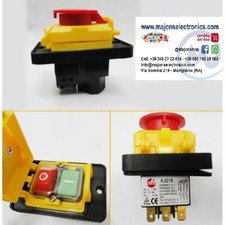 Interruttore di comando tripolare KEDU KJD18 trifase 400 fungo emergenza KJD 18