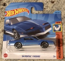 Hot Wheels ‘84 PONTIAC’ FIREBIRD BLU 2023 1:64