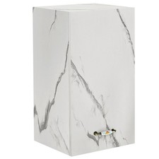 Mobile Cucina Pensile 1 Anta Componibile in Legno Colore BiancoMarmo 40x32 H72cm