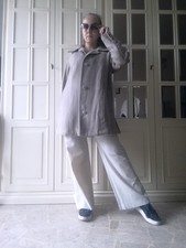 Cappotto corto donna lana cashmere Vintage L, XL / 44, 46 IT Caban stile unisex