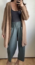 Simona Barbieri cardigan lana lungo taglia L twinset oversize accogliente