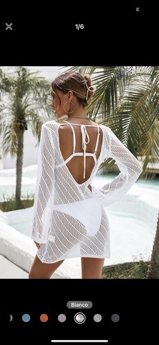 Cover copricostume bianco - up,