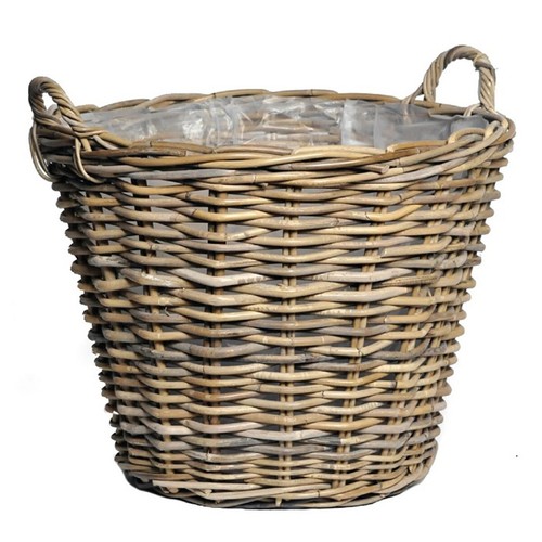 Cesto vimini con manico - cesto, in