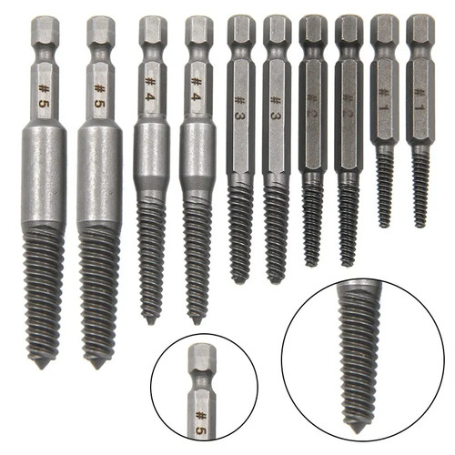 Set estrattori viti - 10,