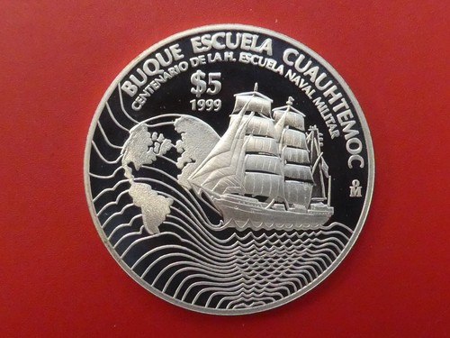 Messico pesos veliero - 5, pesos,