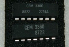 2 x IC CEM 3360 Curtis Chip