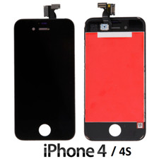 DISPLAY SCHERMO IPHONE 4 / 4s PER APPLE TOUCH SCREEN NERO