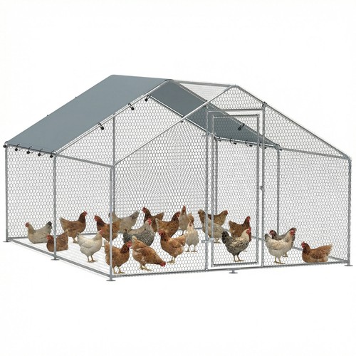 Pawhut pollaio per - pollaio, 10.2m²