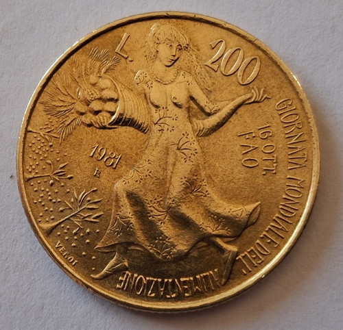 Moneta lire 200 repubblica - moneta,