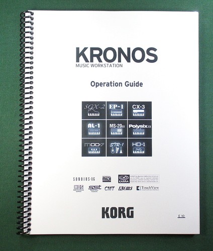 Korg kronos instruction - kronos,
