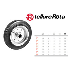 Ruota Industriale Carrelli Portapacchi Con Boccola Ricambio Gomma Ø 80 100 125 1