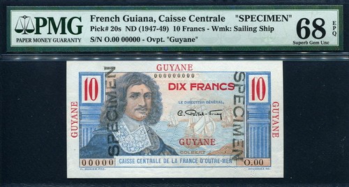 Guyana francese 1947 1949 - 1947-1949,, 10