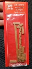 AMATI - Art. 4320/15 - SCALETTA IN LEGNO LARGHEZZA mm. 15 -