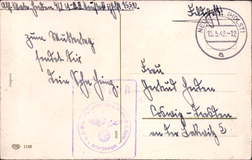 Feldpost neustadt - dr,