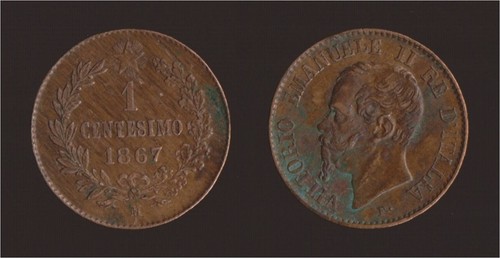 Centesimo 1867 milano - m,