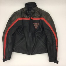 GIACCA MOTO RACING TG 42 DAINESE SPLENDIDA PELLE  INTONSA SFODERABILE 4 STAGIONI